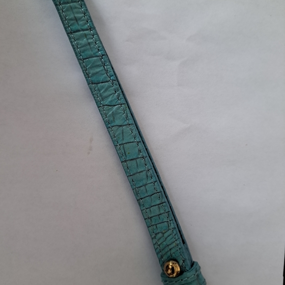 Brahmin Wristlet Strap soft aqua - Picture 3 of 7